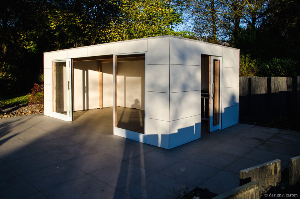 Lifestyle pur: Der moderne Fitnessraum im Grünen